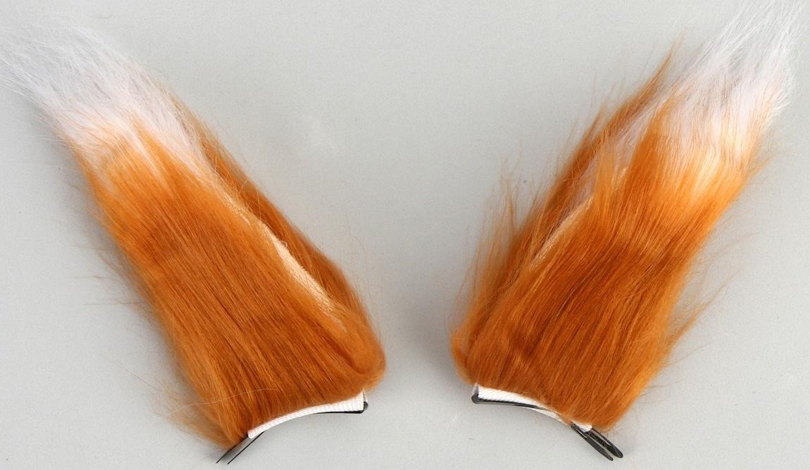 Карнавальный набор «Лиса аниме», рыжий, 2 предмета: хвост, ушки