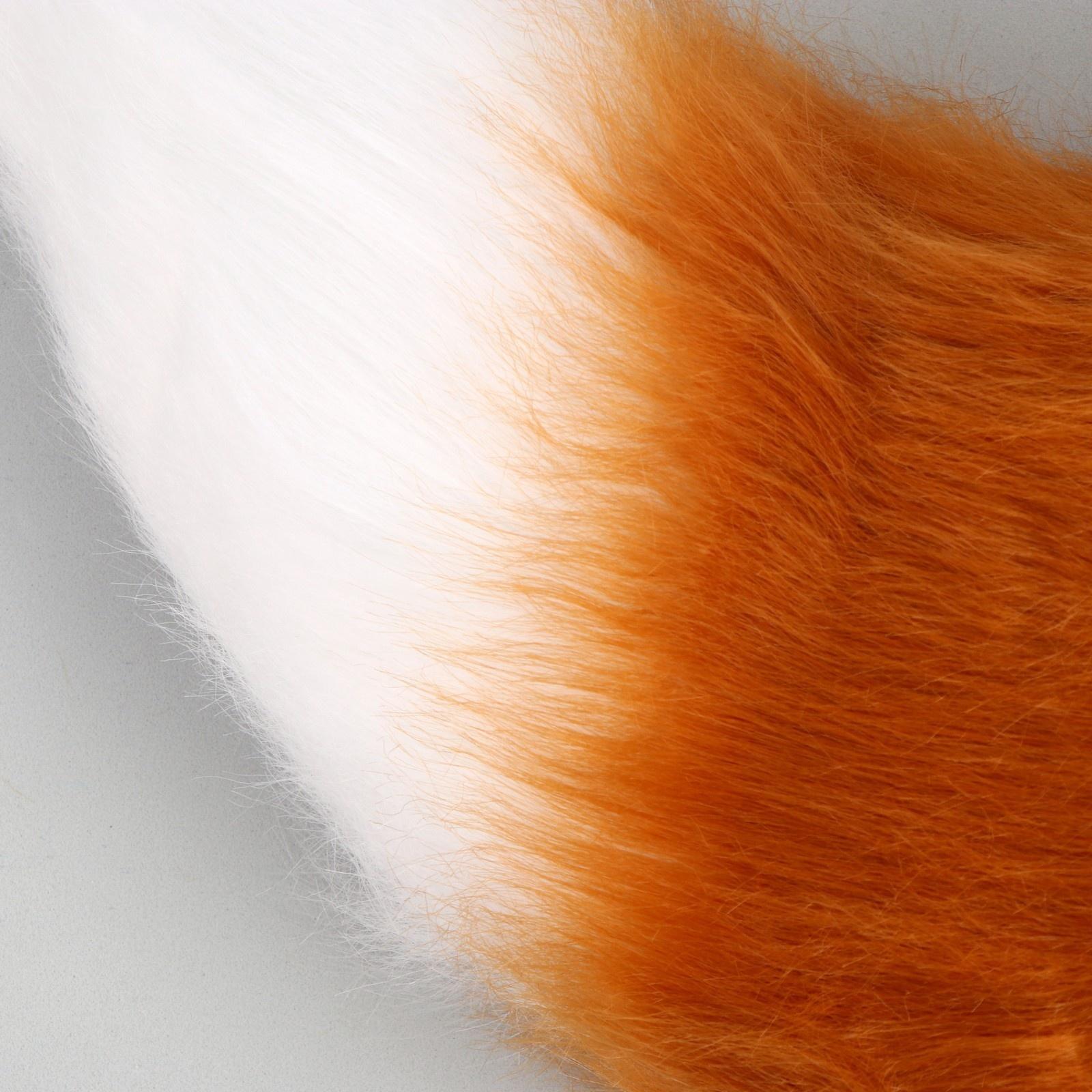 Карнавальный набор «Лиса аниме», рыжий, 2 предмета: хвост, ушки