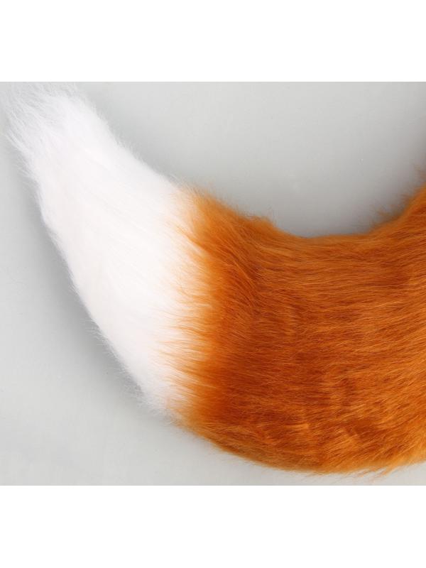 Карнавальный набор «Лиса аниме», рыжий, 2 предмета: хвост, ушки