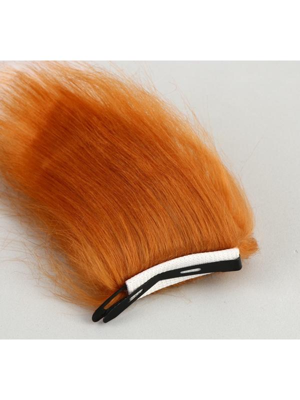 Карнавальный набор «Лиса аниме», рыжий, 2 предмета: хвост, ушки