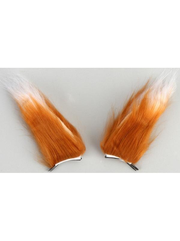 Карнавальный набор «Лиса аниме», рыжий, 2 предмета: хвост, ушки