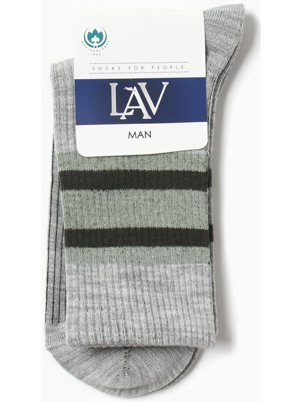 Носки мужские шерстяные, цвет тёмно-серый, размер 25-27 см