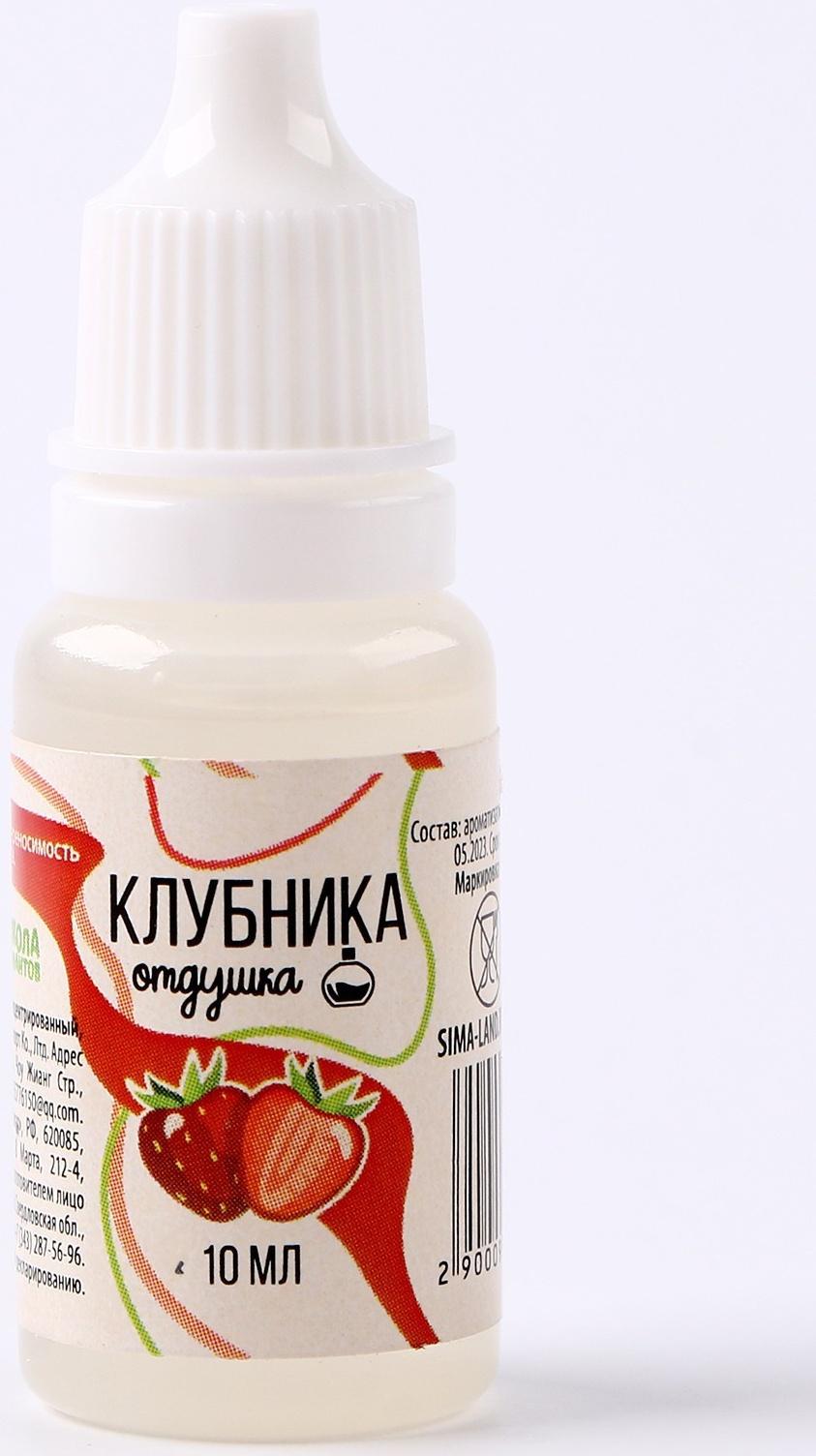 Ароматизатор для творчества «Клубника» концентрированный,10 мл