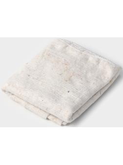 Салфетка - тряпка хозяйственная Доляна, 80×100 см, плотность 180 г/м, строчка 2,5 мм, с оверлоком, белая