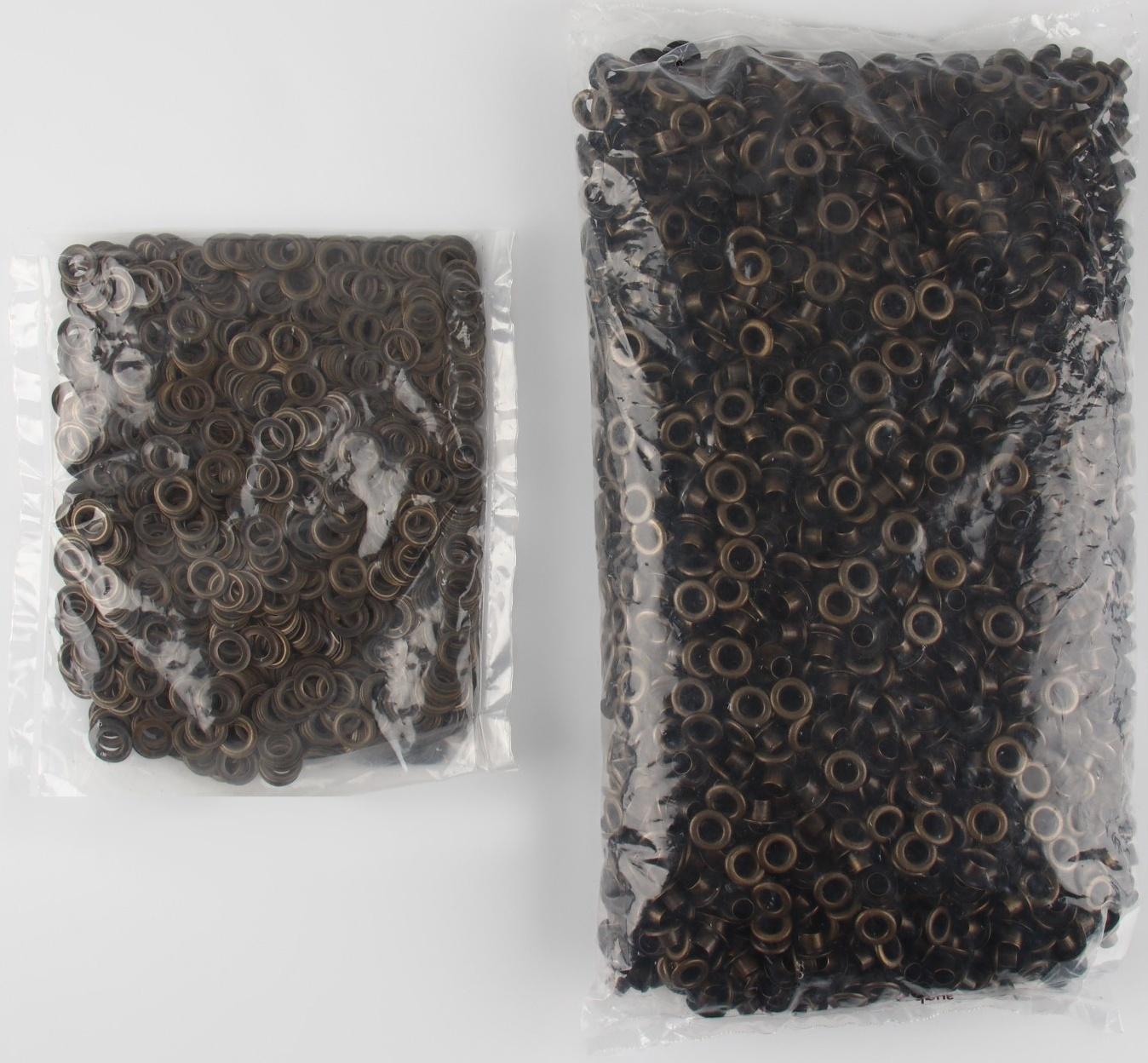 Люверс, d = 6 мм, цвет антик