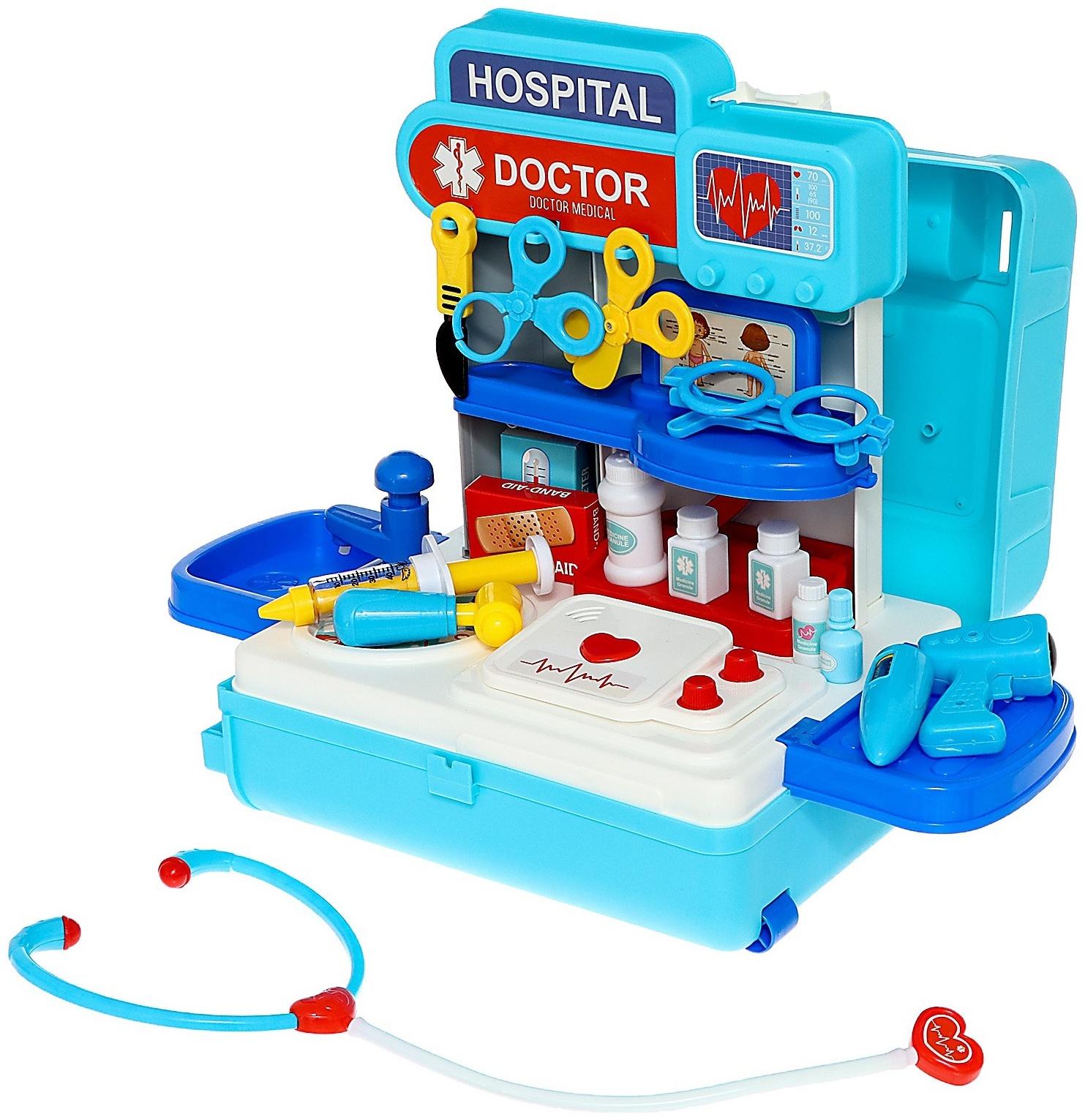 Игровой набор «Доктор» в чемоданчике, с аксессуарами