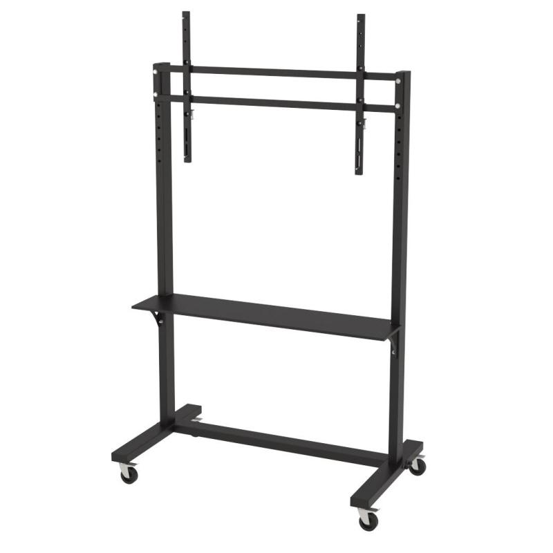 Стойка напольная на колесах для интерактивной панели FIX 65-86'' (black)