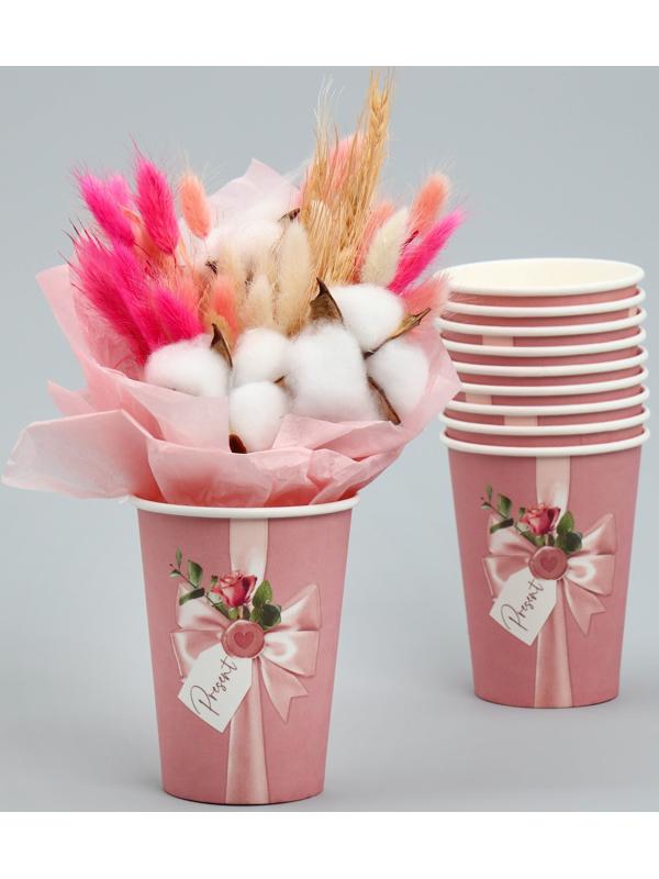 Стакан для цветов «Бант», 350 мл