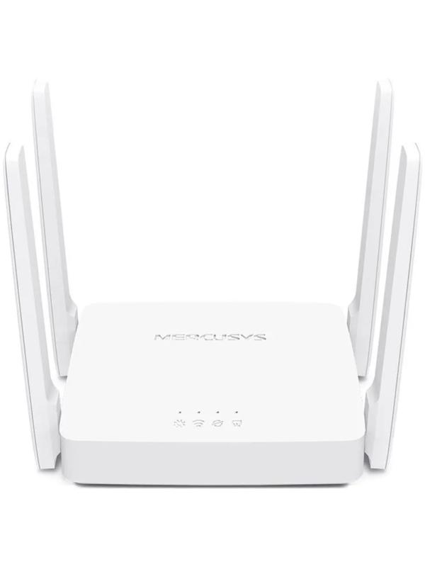 Wi-Fi роутер Mercusys AC10, AC1200, 1167 Мбит/с, 2 порта 100 Мбит/с, белый