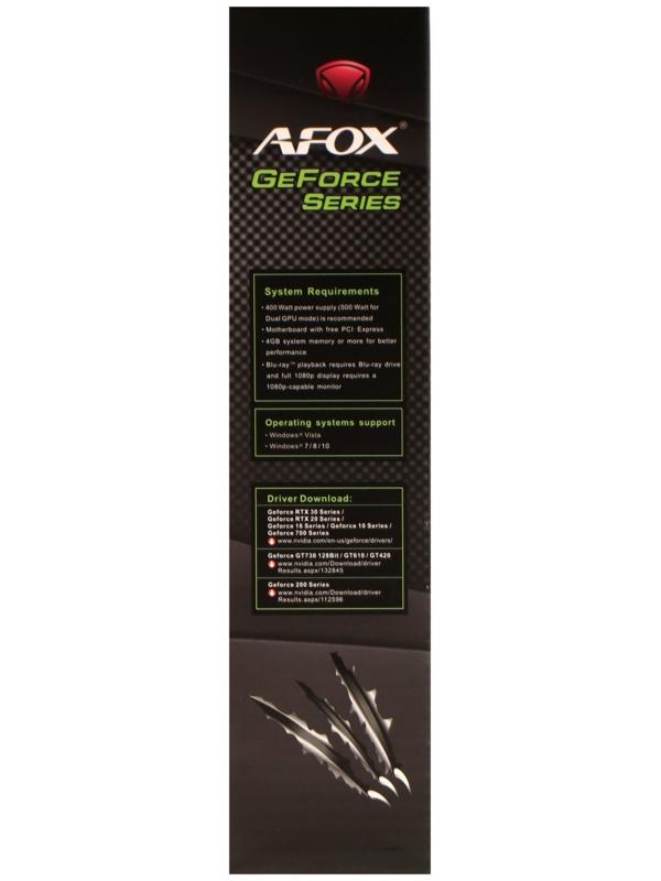 Видеокарта Afox GT1030, 2Гб, 64bit, GDDR5, DVI, HDMI, HDCP