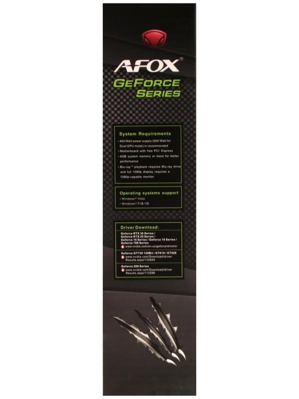 Видеокарта Afox GTX750, 4Гб, 128bit, GDDR5, DVI, HDMI, VGA, HDCP