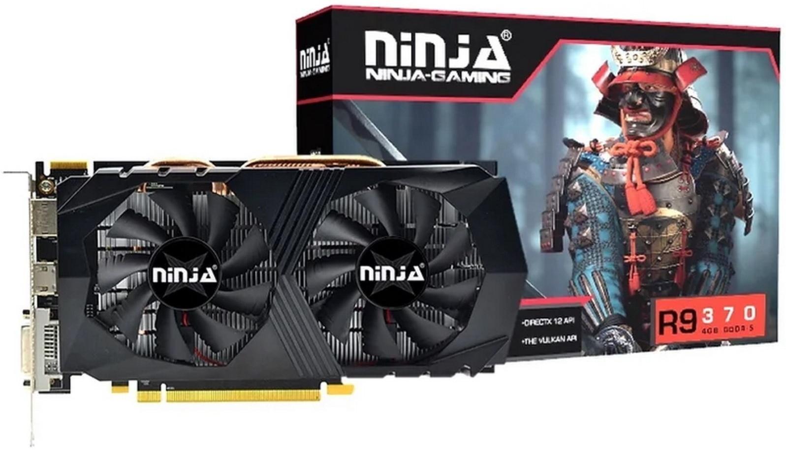 Видеокарта Ninja R9 370, 4Гб, 256bit, GDDR5, DVI, HDMI, DP, HDCP