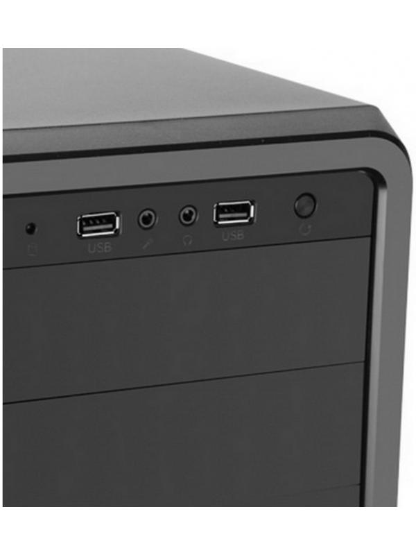 Корпус ACD Coffre 302, без БП, mATX, 1хUSB 3.0+1хUSB 2.0, чёрный