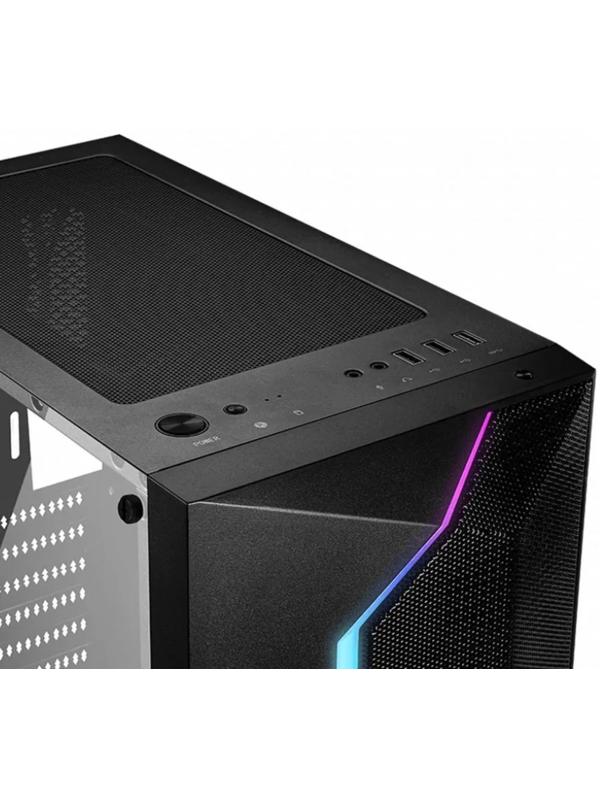 Корпус MSI MAG VAMPIRIC 100L, без БП, 1хUSB 3.0+2хUSB 2.0, чёрный