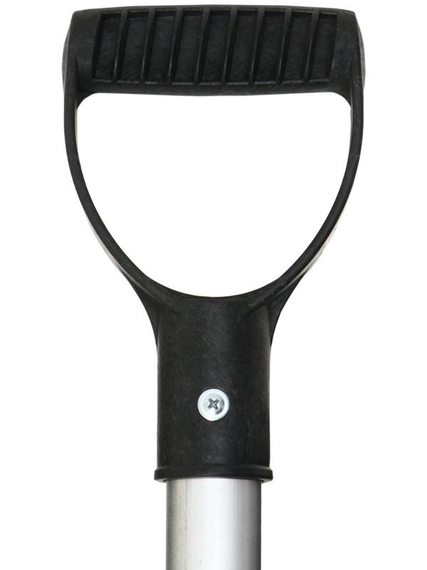 Черенок алюминиевый, d = 32 мм, длина 100 см, с V-образной ручкой