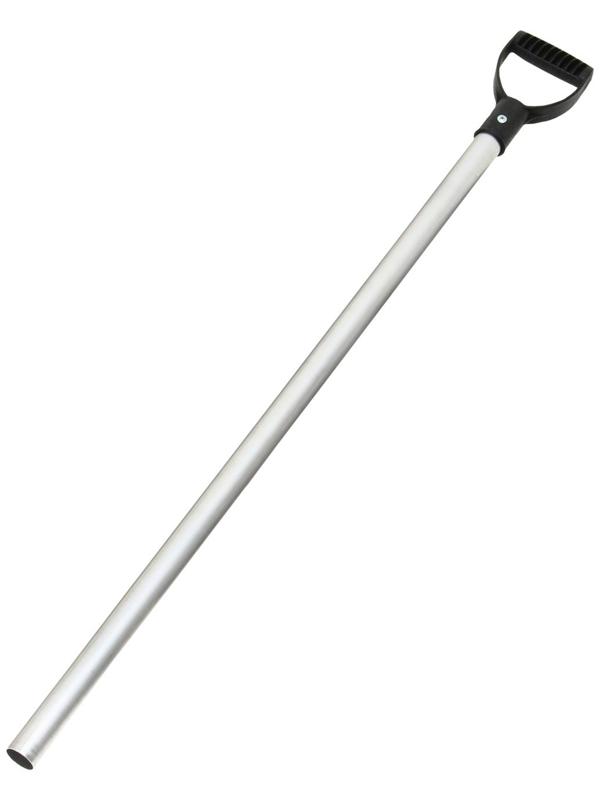 Черенок алюминиевый, d = 32 мм, длина 100 см, с V-образной ручкой