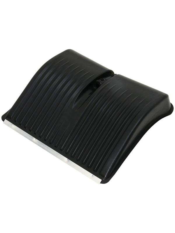 Ковш лопаты пластиковый, 390 × 500 мм, с оцинкованной планкой, тулейка 32 мм