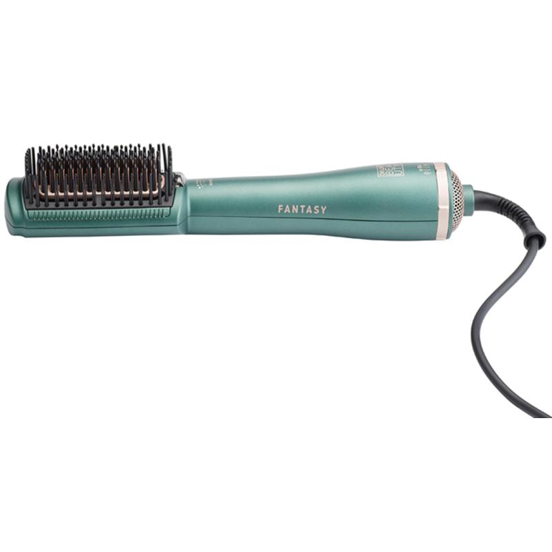 Фен-щетка Dewal Beauty Fantasy с нагревающимися зубцами, 500Вт, зеленые