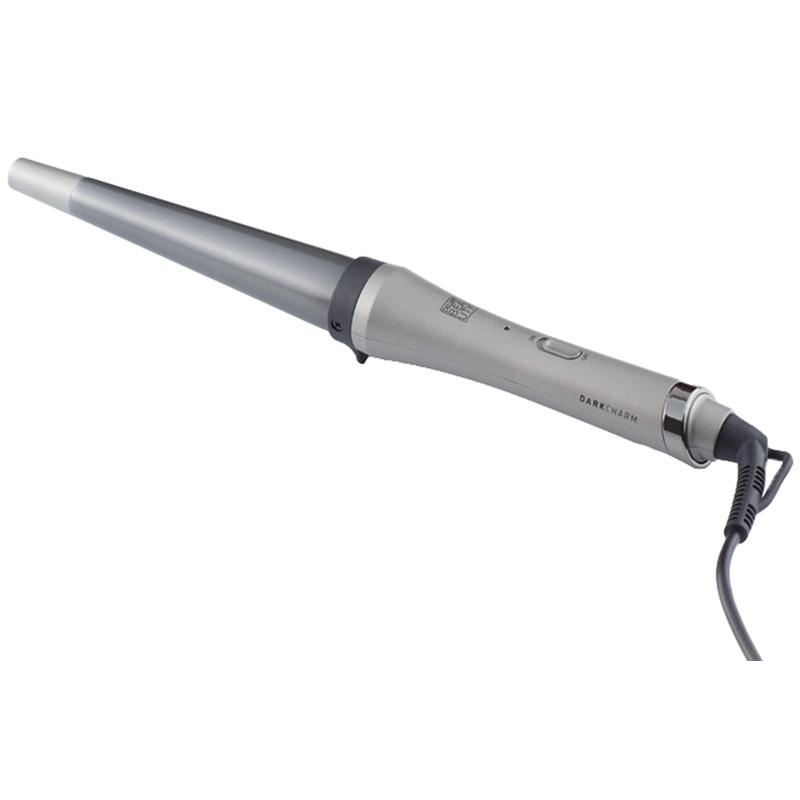 Щипцы Dewal Beauty Dark Charm для волос, конусная, 19-32 мм, 45 Вт, серые