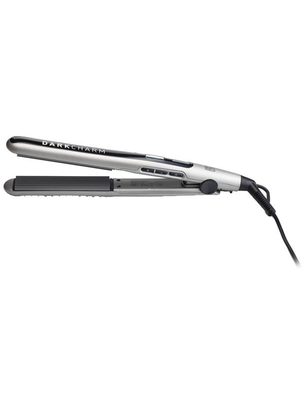 Щипцы Dewal Beauty Dark Charm гофре для волос, 25x110 мм, 40 Вт, серые