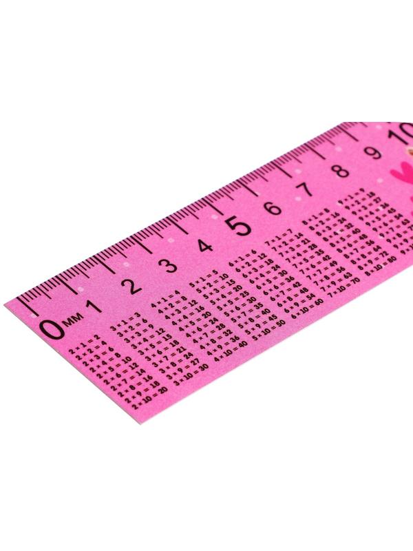 Линейка-закладка пластиковая 15 см ЗЛ-15 Таблица Умножения 