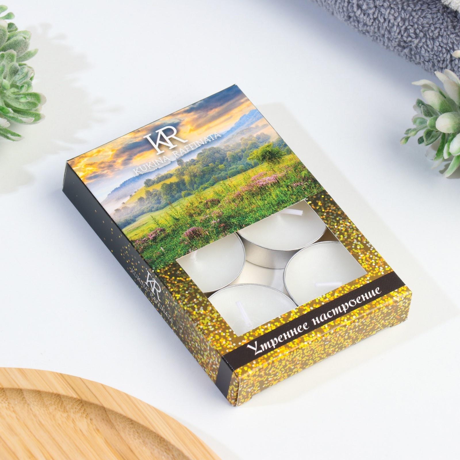 Свеча чайная ароматическая 6 шт.в под.коробке, 