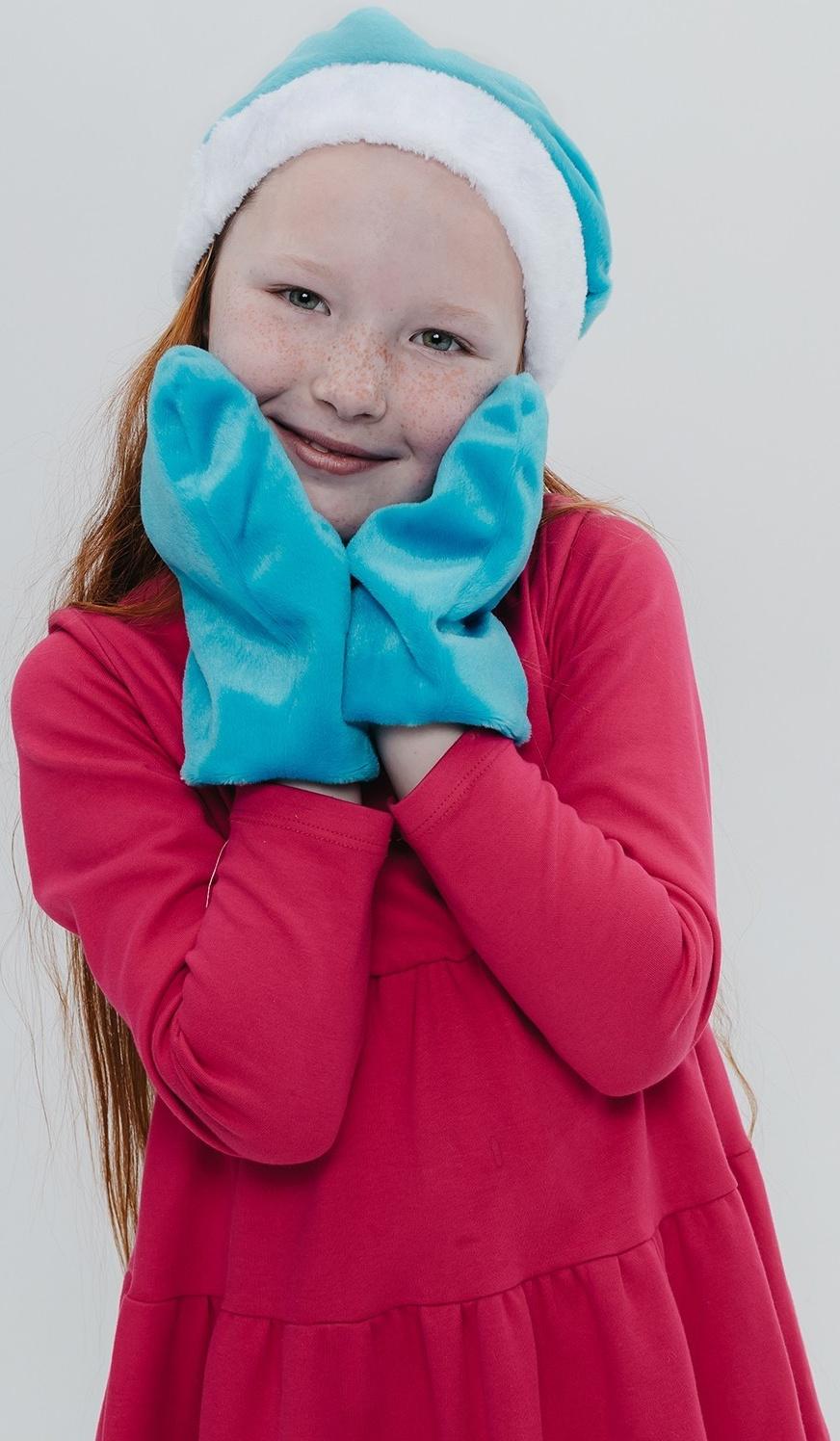 Карнавальный набор «Волшебная снегурочка»: шапка, варежки, р. 56–58 см
