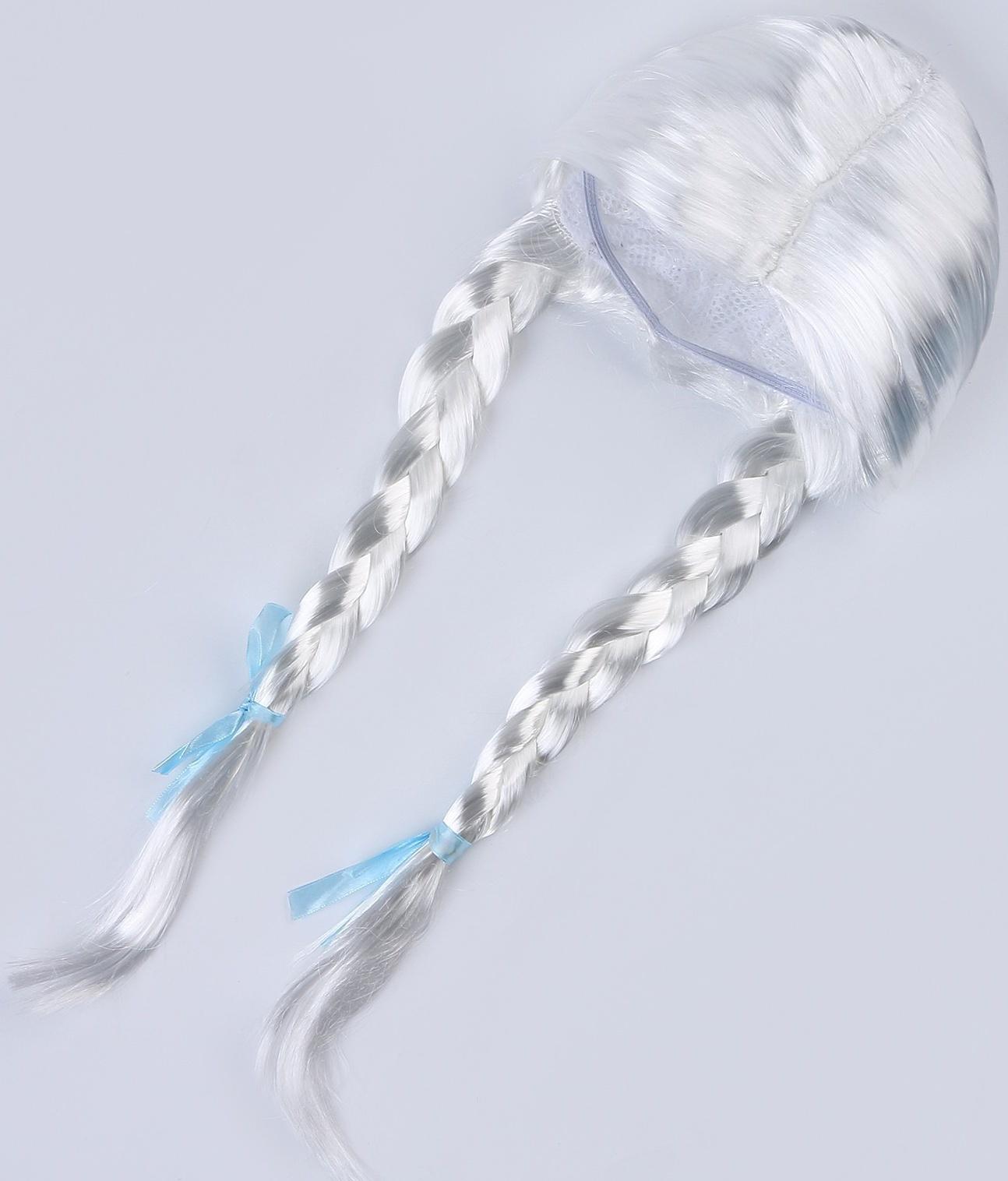 Карнавальный набор «Волшебная снегурочка»: шапка, варежки, парик с косичками, р. 56–58 см