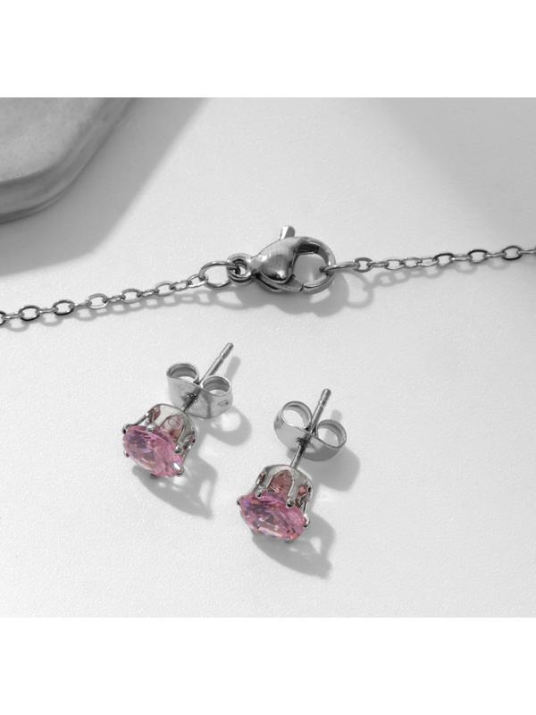 Гарнитур 2 предмета: серьги, кулон 