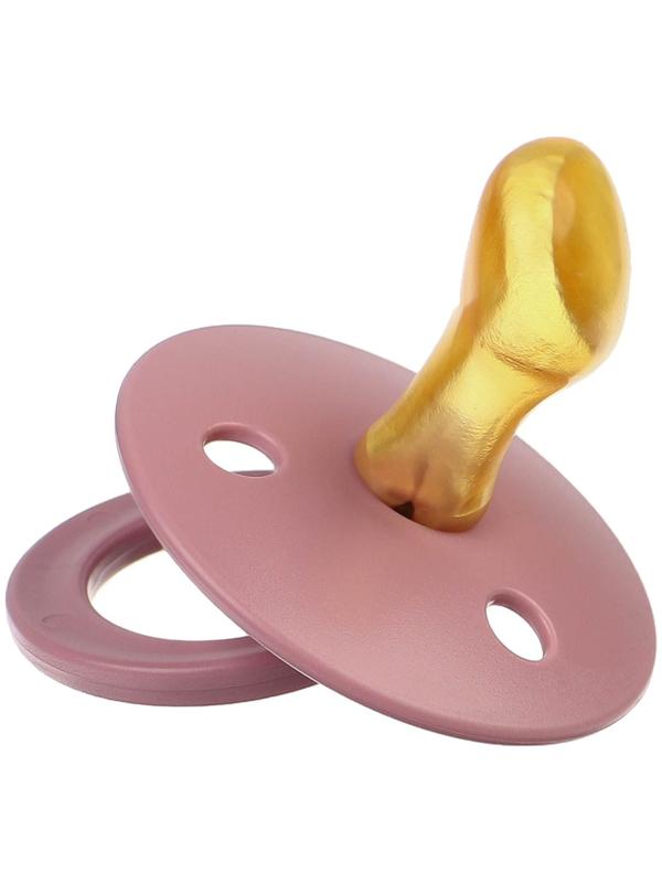 Набор ортодонтических пустышек, 2 шт., +6мес., латекс, для девочки