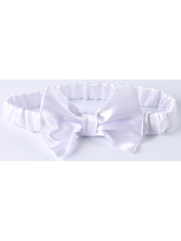 Карнавальный костюм «Стиляги» платье красное с белыми сердцами, повязка р-р 34 рост 134 см