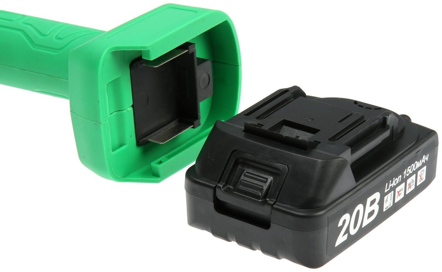 Секатор аккумуляторный ZITREK GreenNer 20, 20 В, 2х1.5 Ач, Li-ion, кейс