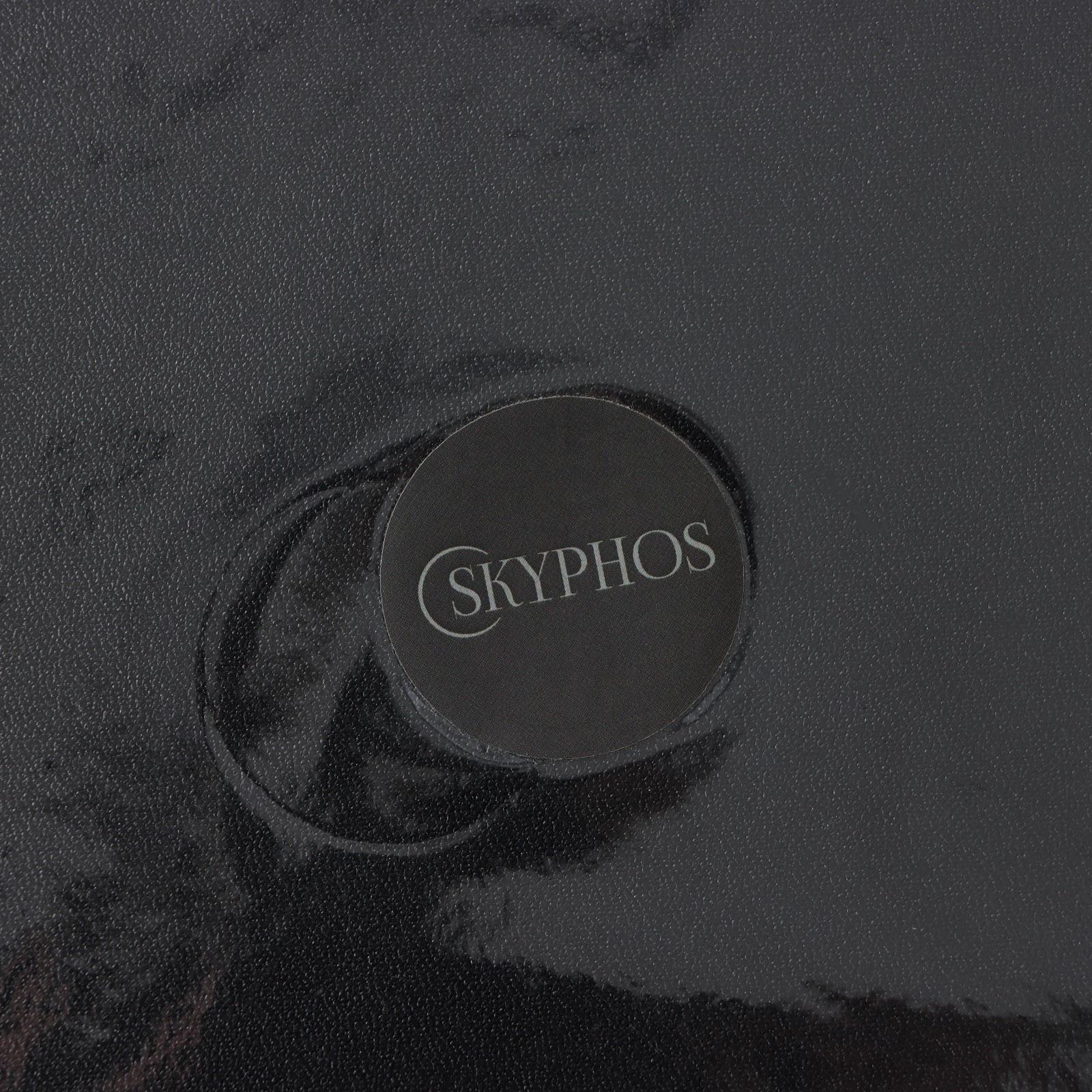 Набор салфеток сервировочных «Элоиза», d=37,5 см, 4 шт, цвет чёрный