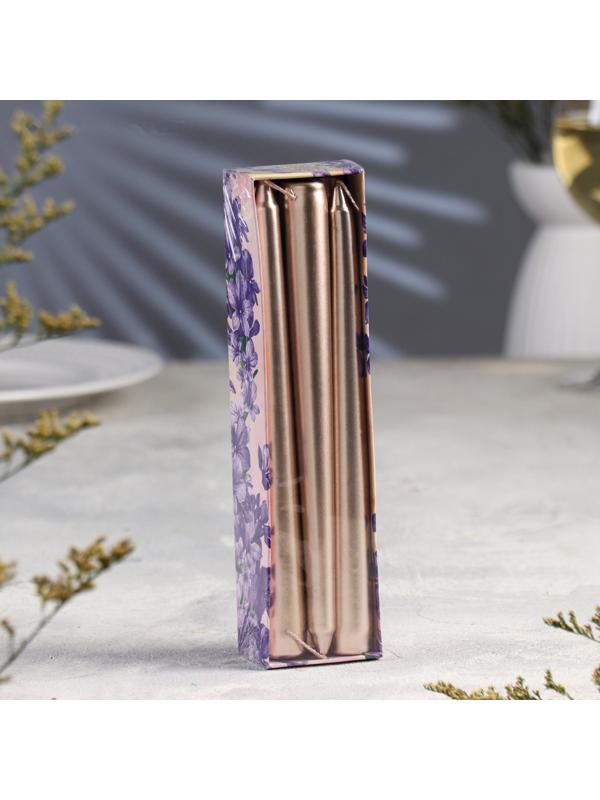 Набор Свечей античных, 1,9х 20 см, 6 штук, шампань