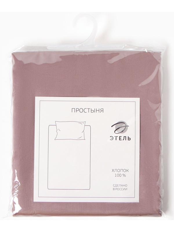 Простыня Этель Twilight Mauve 220*240, 100% хлопок, мако-сатин, 114г/м2