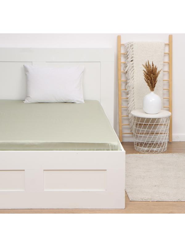 Простыня Этель Olive tree 220*240, 100% хлопок, мако-сатин, 114г/м2