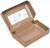 Коробка складная, крафт, 20 х 12 х 4 см, 1 л