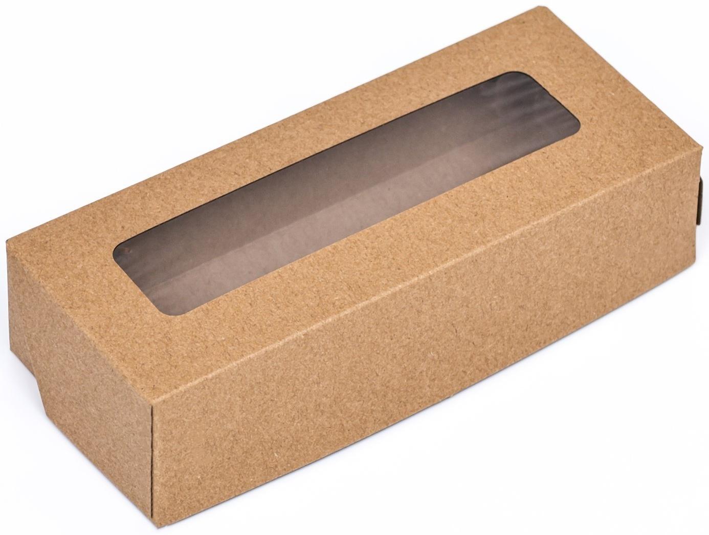 Коробка складная, крафт, 17 х 7 х 4 см, 0,5 л