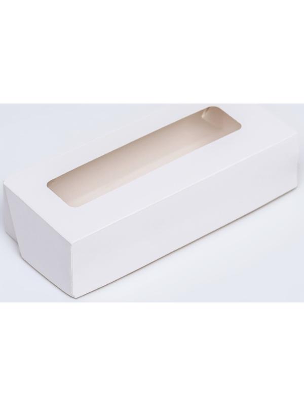 Коробка складная, белый, 17 х 7 х 4 см, 0,5 л