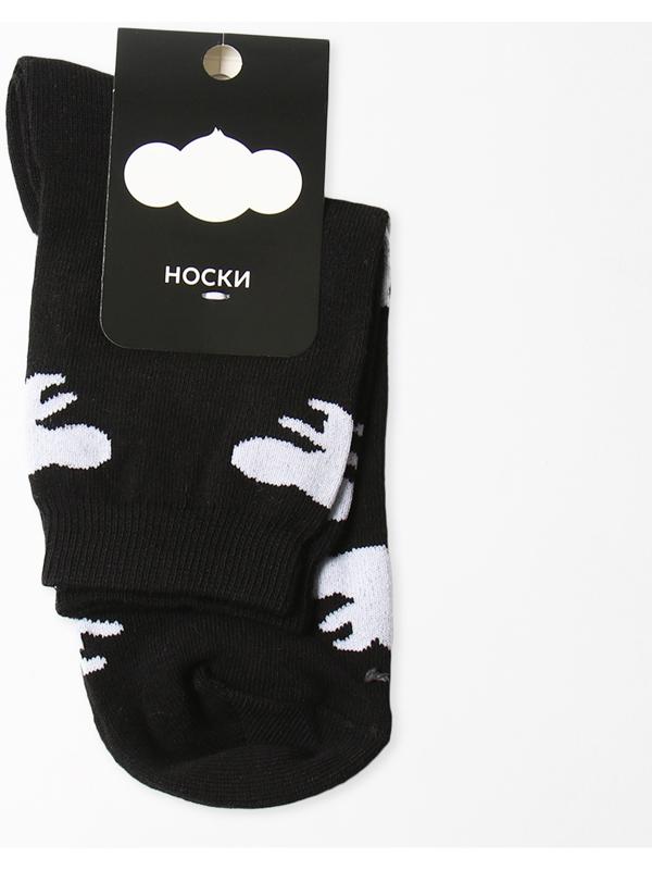Носки KAFTAN Чебурашка размер 36-39 (23-25 см) черный