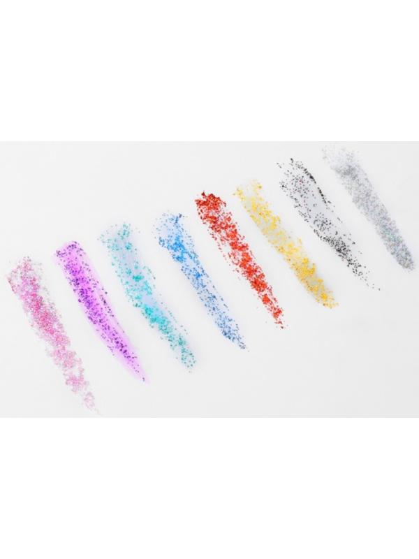 Набор детский 4 предмета: клипсы, кольцо, браслет, глиттер 