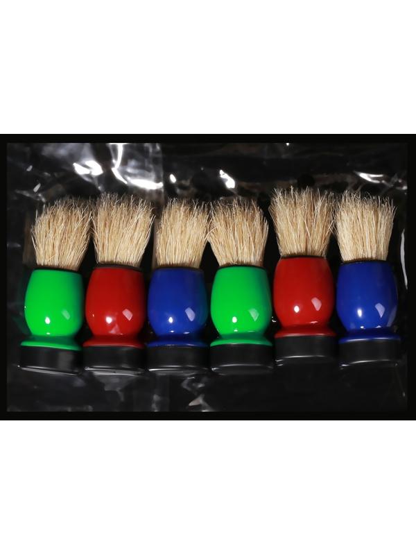 Помазок для бритья, фасовка 6 шт, цвет МИКС
