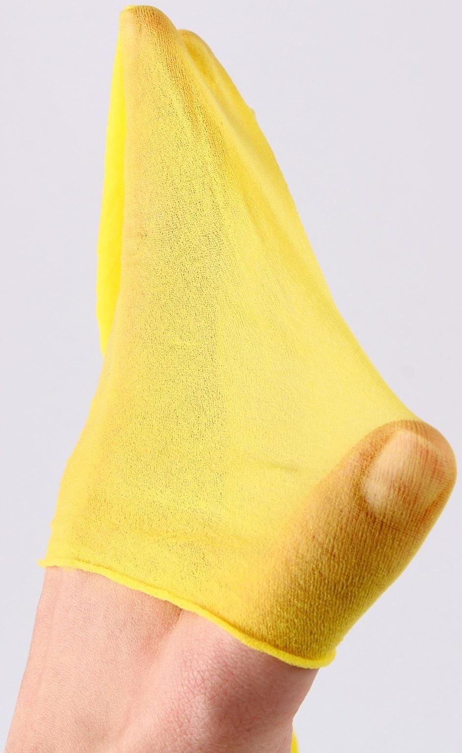 Капрон для кукол и цветов, набор 4 шт., размер 1 шт. — 45 × 6 см, цвет лимонный