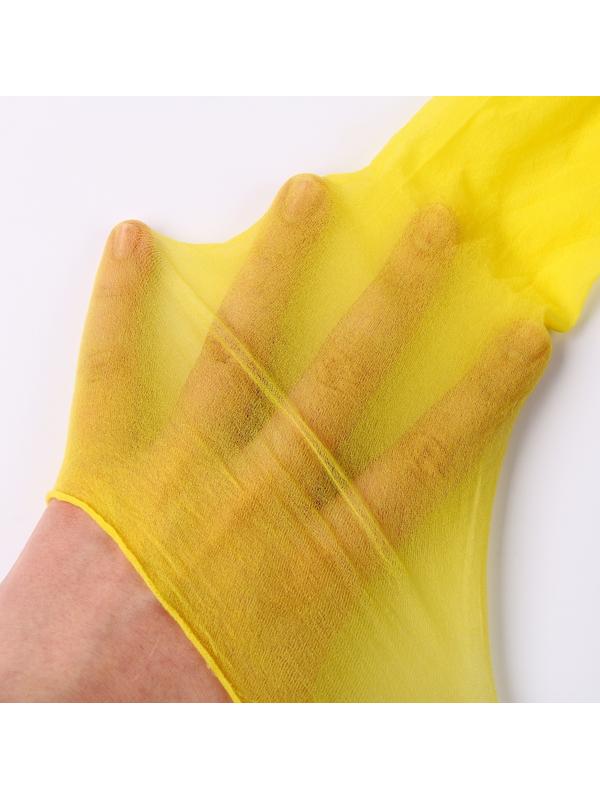 Капрон для кукол и цветов, набор 4 шт., размер 1 шт. — 45 × 6 см, цвет лимонный