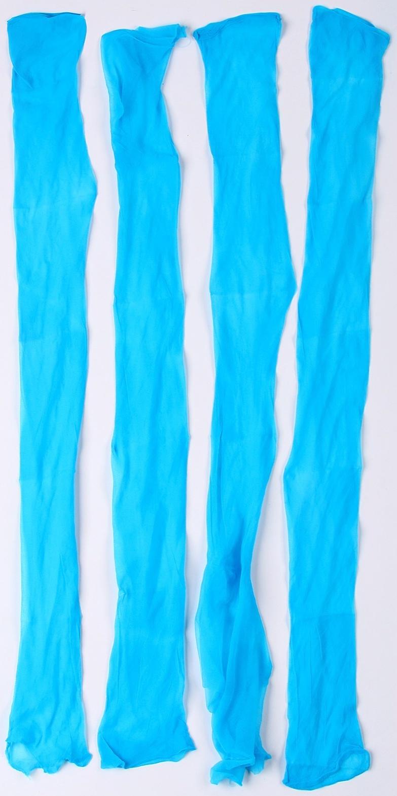 Капрон для кукол и цветов, набор 4 шт., размер 1 шт. — 45 × 6 см, цвет бирюзовый