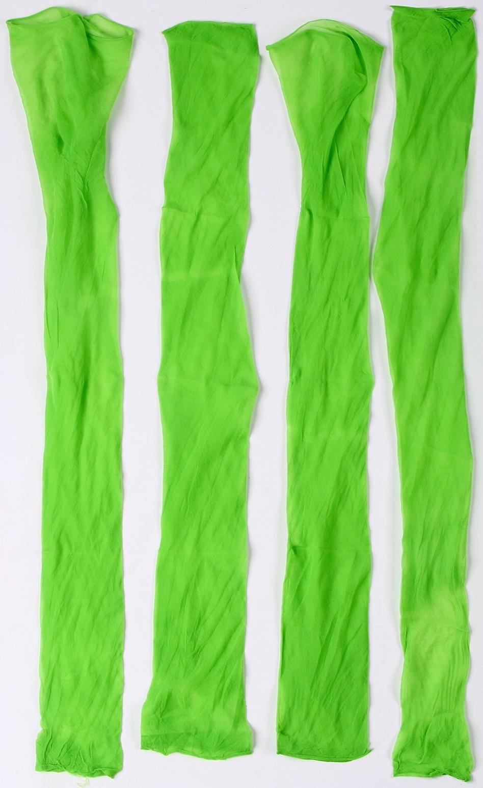 Капрон для кукол и цветов, набор 4 шт., размер 1 шт. — 45 × 6 см, цвет салатовый