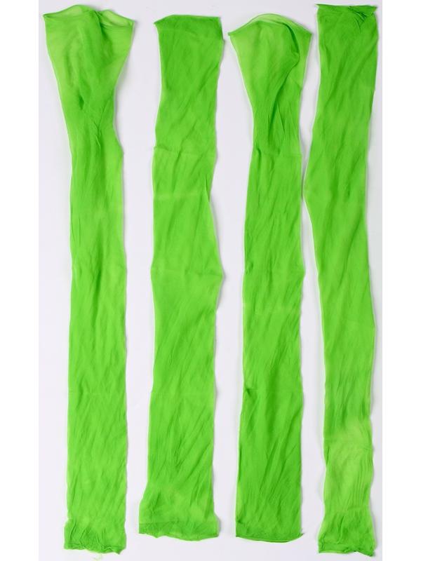 Капрон для кукол и цветов, набор 4 шт., размер 1 шт. — 45 × 6 см, цвет салатовый