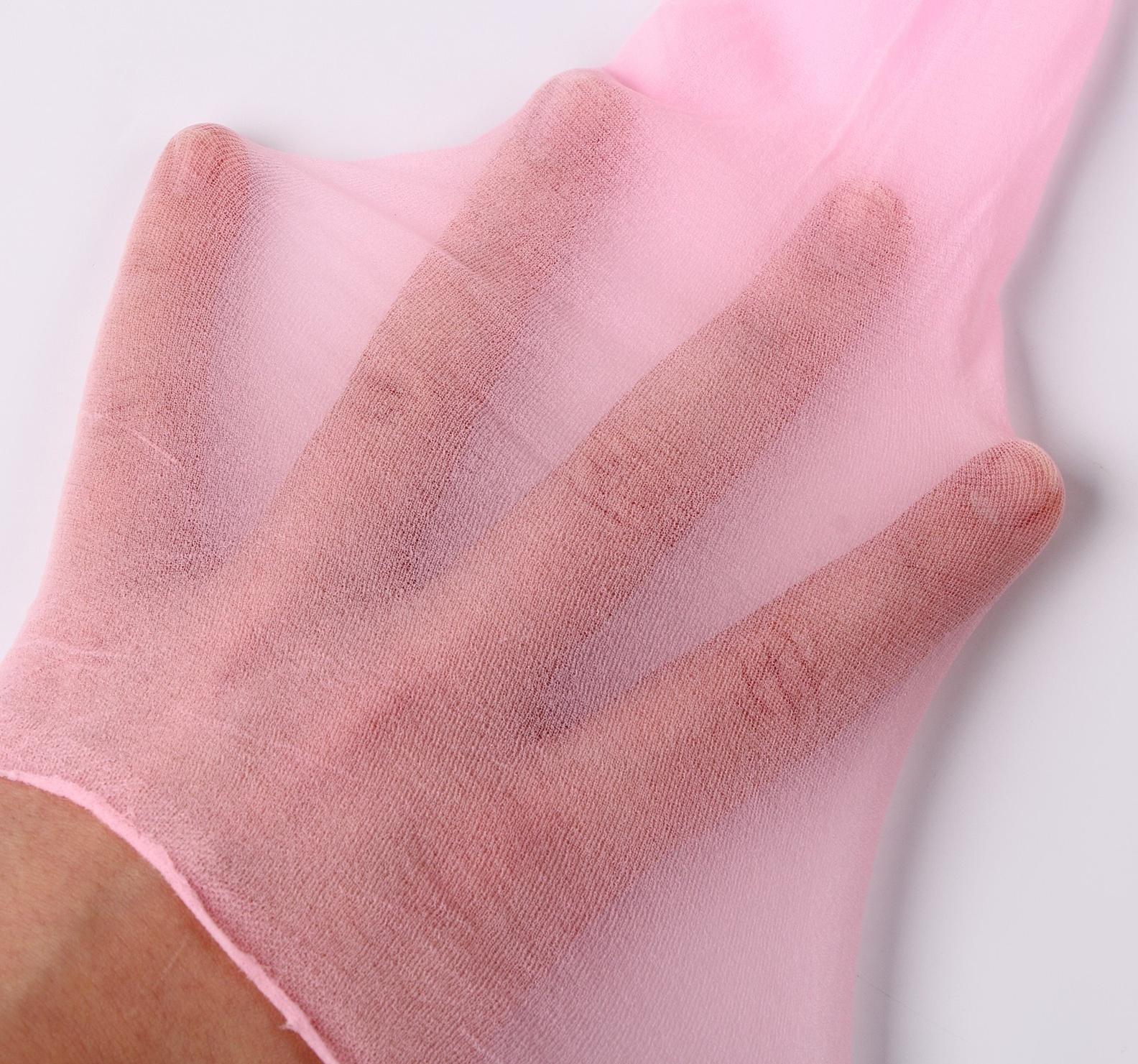 Капрон для кукол и цветов, набор 4 шт., размер 1 шт. — 45 × 6 см, цвет нежно-розовый