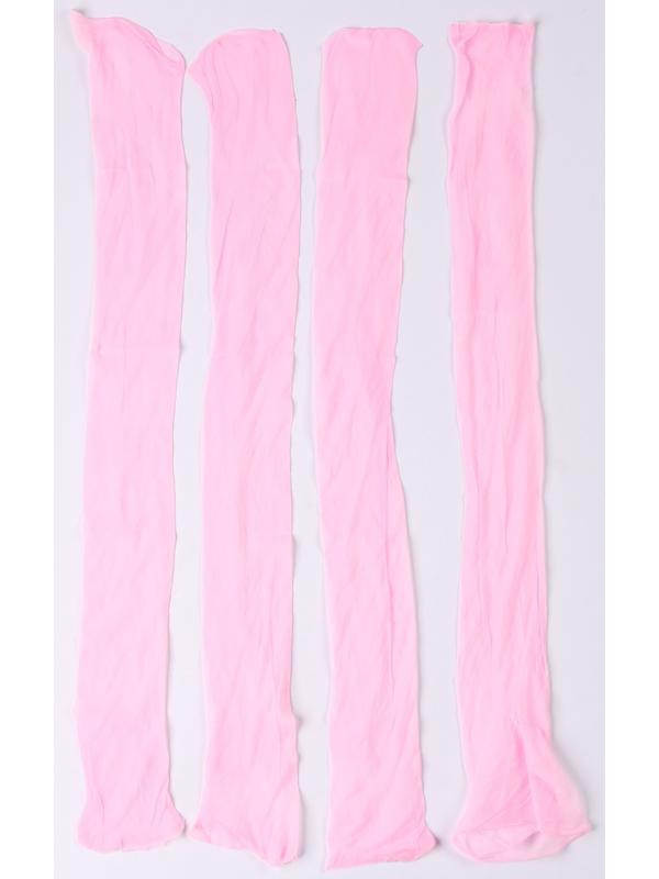 Капрон для кукол и цветов, набор 4 шт., размер 1 шт. — 45 × 6 см, цвет нежно-розовый