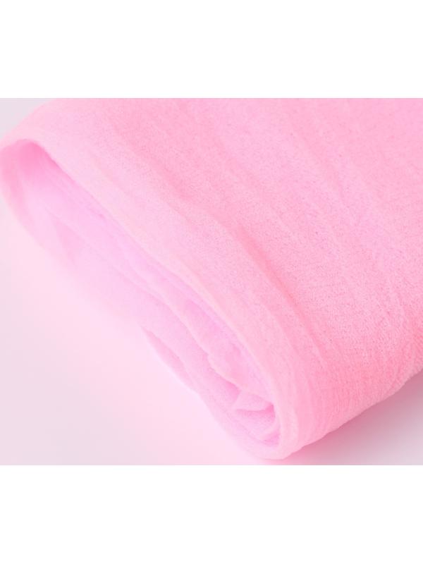 Капрон для кукол и цветов, набор 4 шт., размер 1 шт. — 45 × 6 см, цвет нежно-розовый